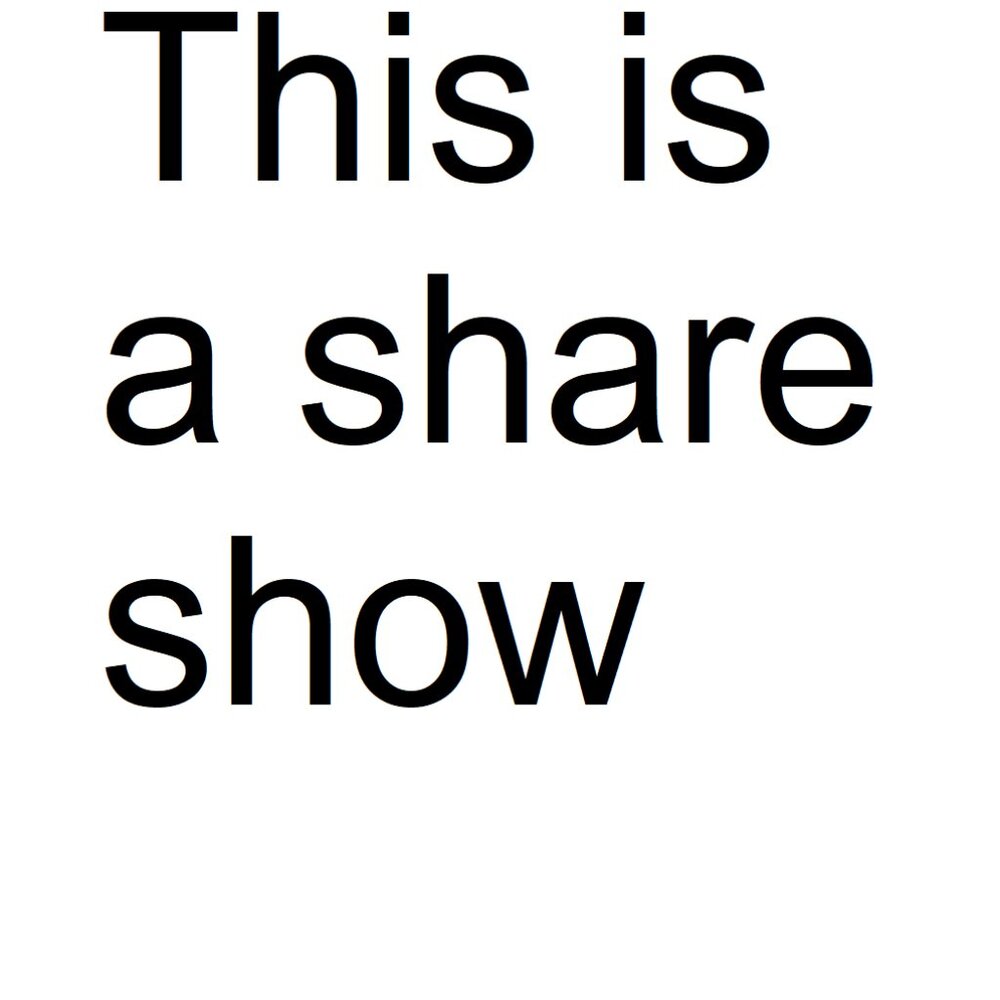 Share Show Flyer